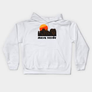 Retro Mesa Verde ))(( Tourist Souvenir National Park Design Kids Hoodie